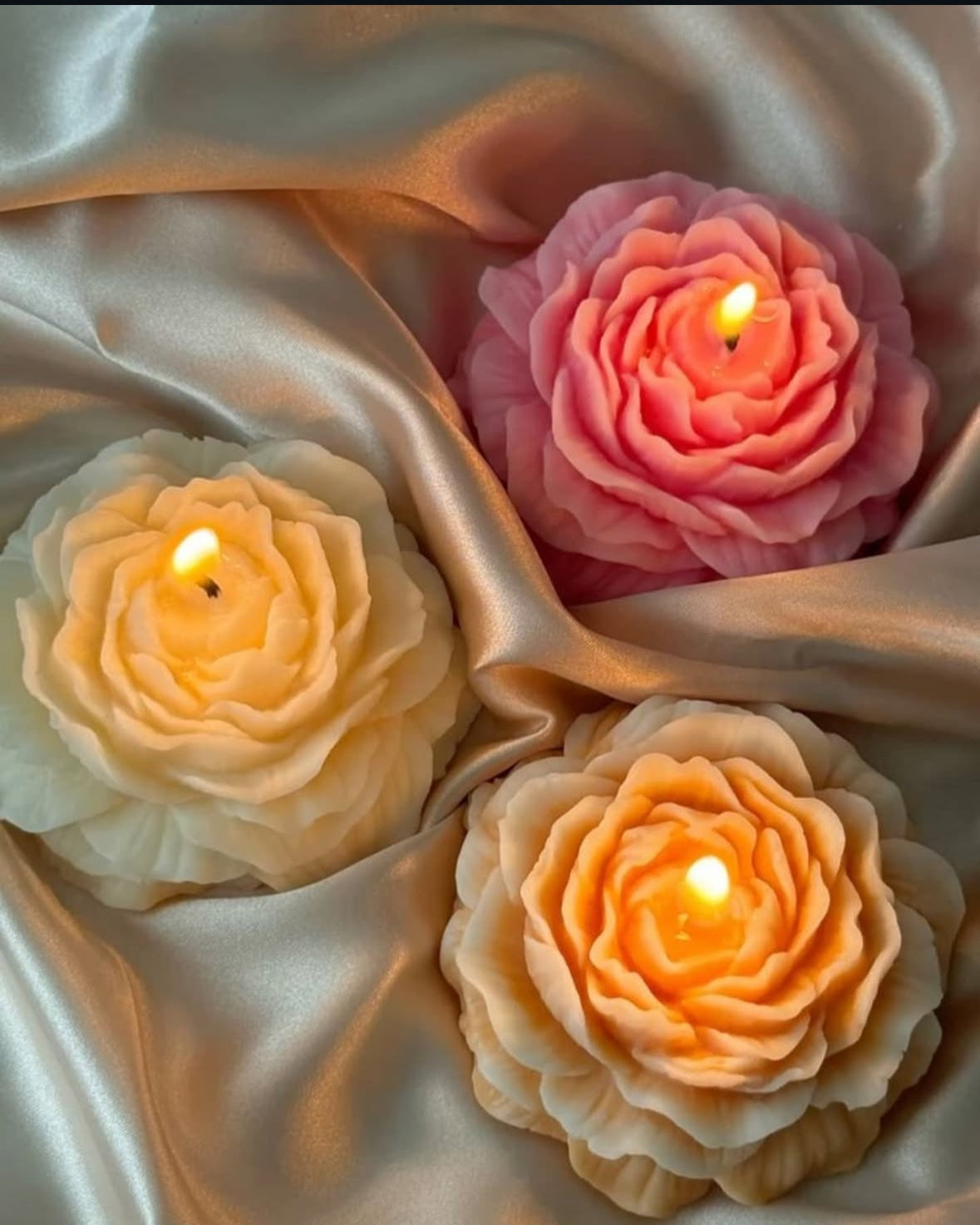 Blooming Peony Candle